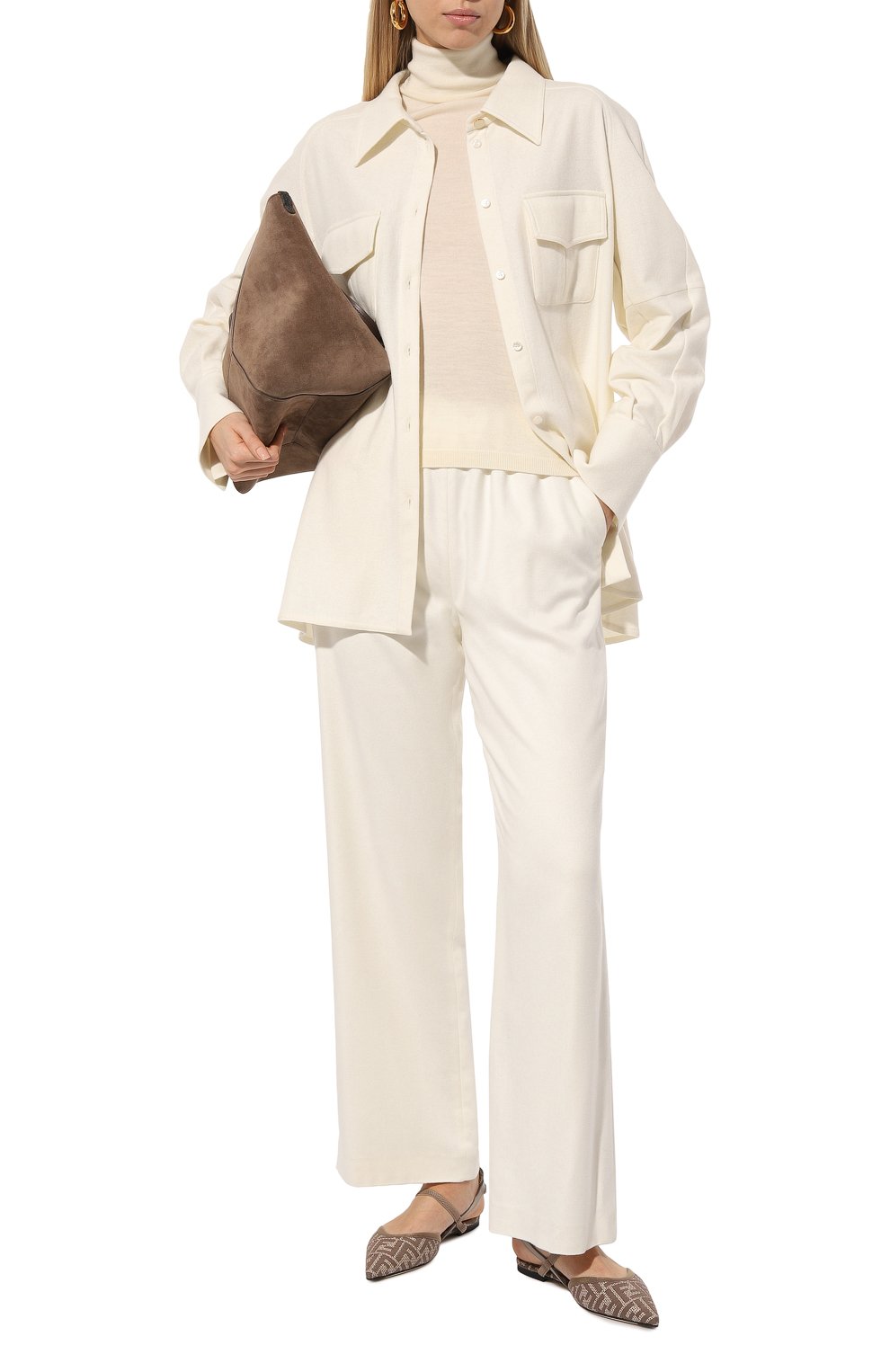 Брюки из шелка и кашемира COLOMBO, арт. PA00496/F0D/50504-U, фото 2