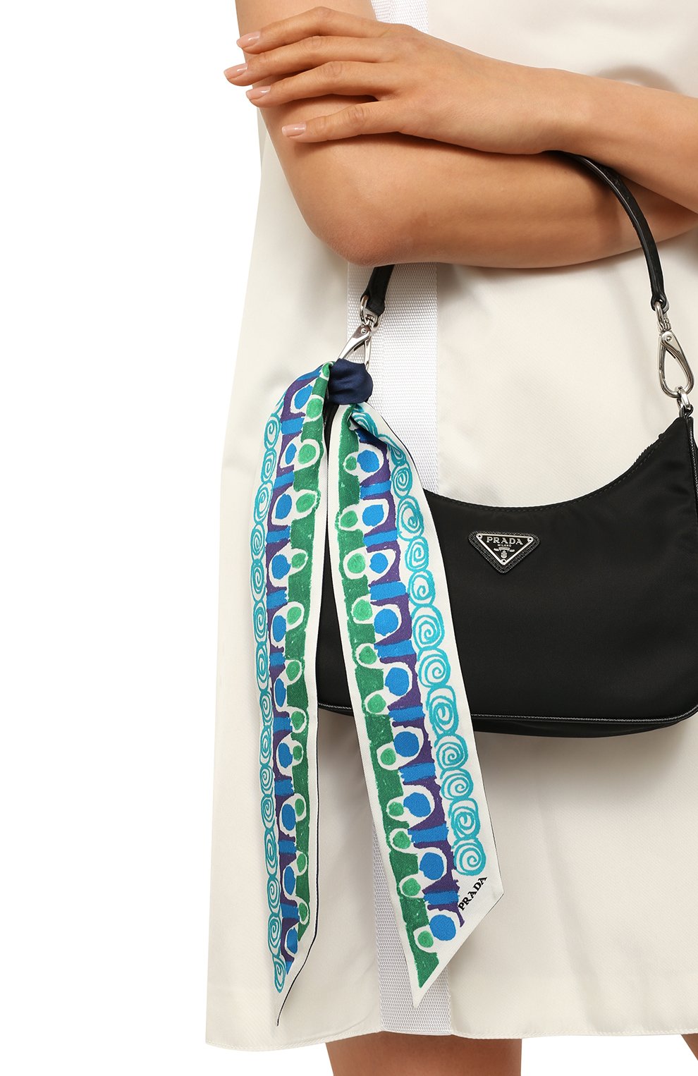 Шелковый шарф-твилли PRADA, арт. 1FF008-2CA2-F0136, фото 3