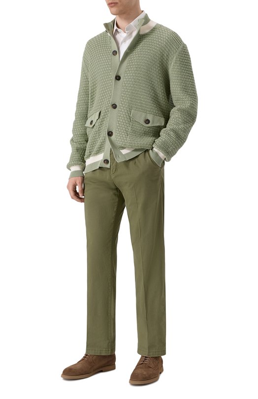 Брюки Kiton UPR001LK0611F08 Хаки  UPR001LK0611F08 Фото 2