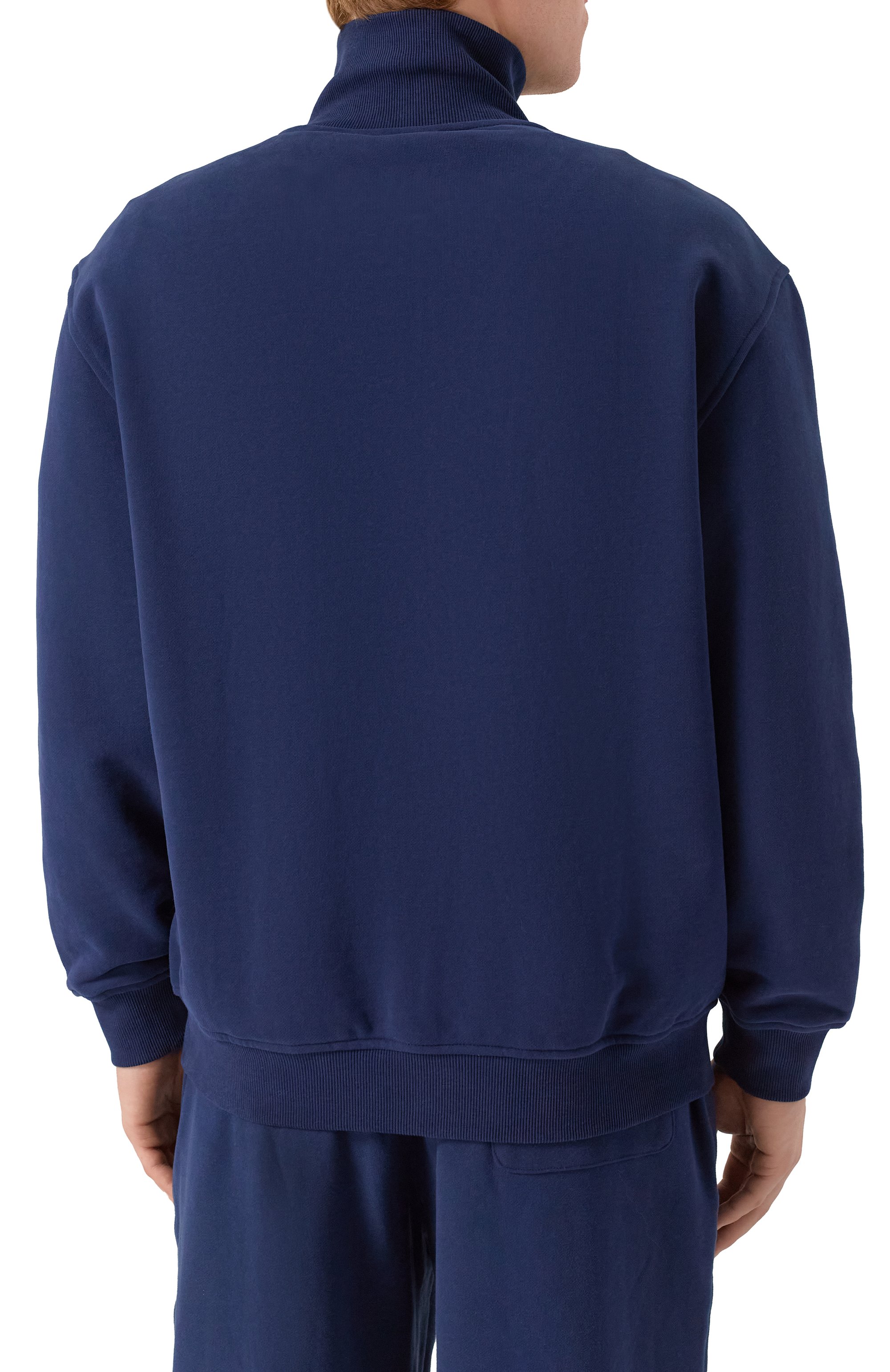 Хлопковая толстовка 12 STOREEZ синего цвета по цене 19000 руб., арт. 126492, фото 4 Хлопковая толстовка 12 STOREEZ, арт. 126492, фото 4