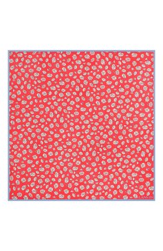 Мужской шелковый платок LANVIN красного цвета, арт. 2915/HANDKERCHIEF | Фото 3 (Материал: Текстиль, Шелк; Материал сплава: Проставлено; Нос: Не проставлено)