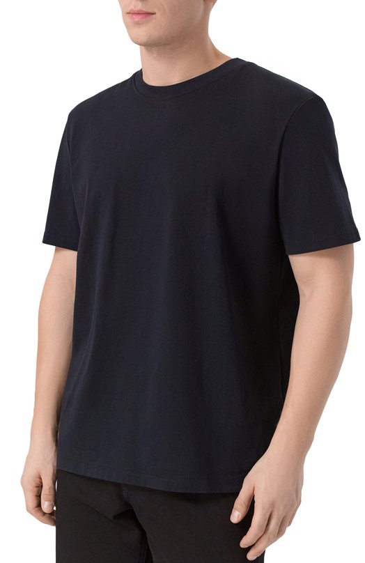 Хлопковая футболка Balmain FH0EG000/GF30 Чёрный  FH0EG000/GF30 Фото 3