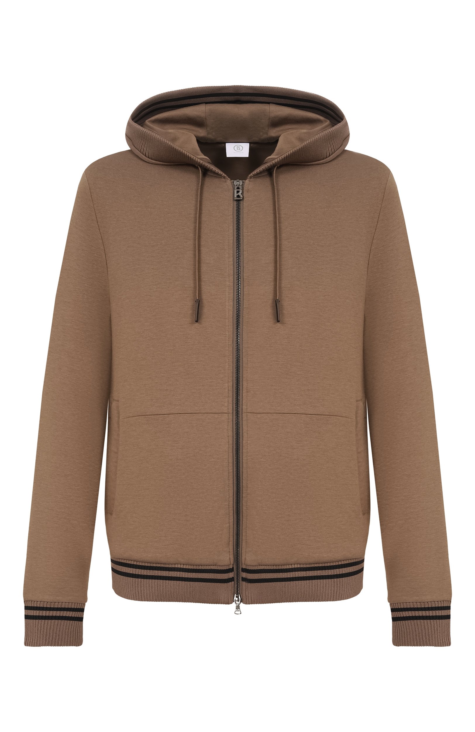 Толстовка BOGNER коричневого цвета по цене 44950 руб., арт. 88235253, фото 1 Толстовка BOGNER, арт. 88235253, фото 1