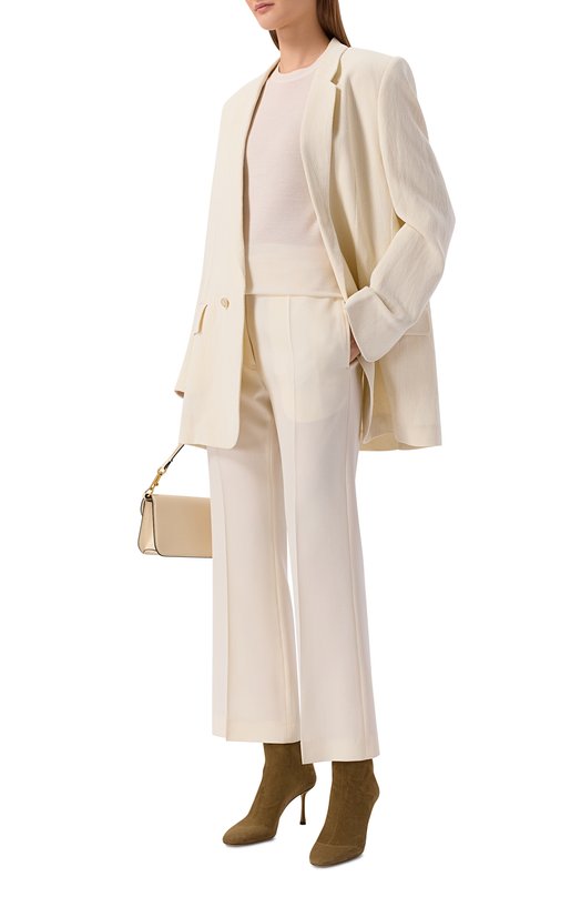 Замшевые ботильоны Francesco Russo R1B830/N201 Хаки  R1B830/N201 Фото 3