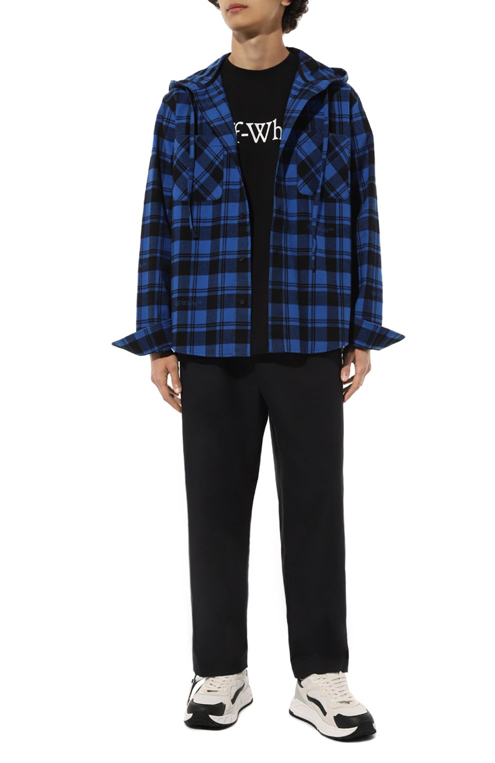 Хлопковая футболка OFF-WHITE, арт. 0MAA120C99JER008, фото 2