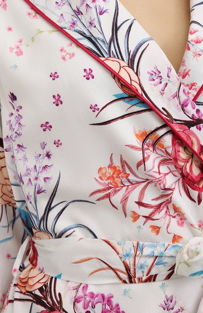 Хлопковый халат FURSTENBERG белого цвета по цене 35610 руб., арт. 41314563, фото 5 Хлопковый халат FURSTENBERG, арт. 41314563, фото 5