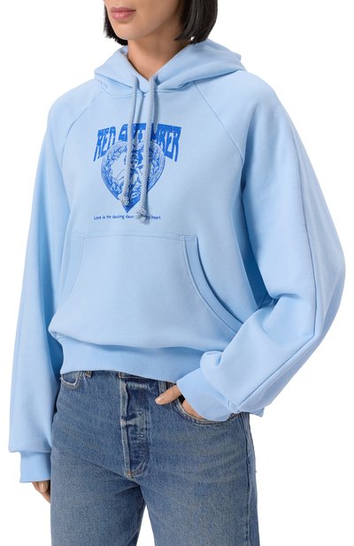 Хлопковое худи RED SEPTEMBER голубого цвета по цене 17000 руб., арт. 225.02.HDY32.43, фото 3 Хлопковое худи RED SEPTEMBER, арт. 225.02.HDY32.43, фото 3