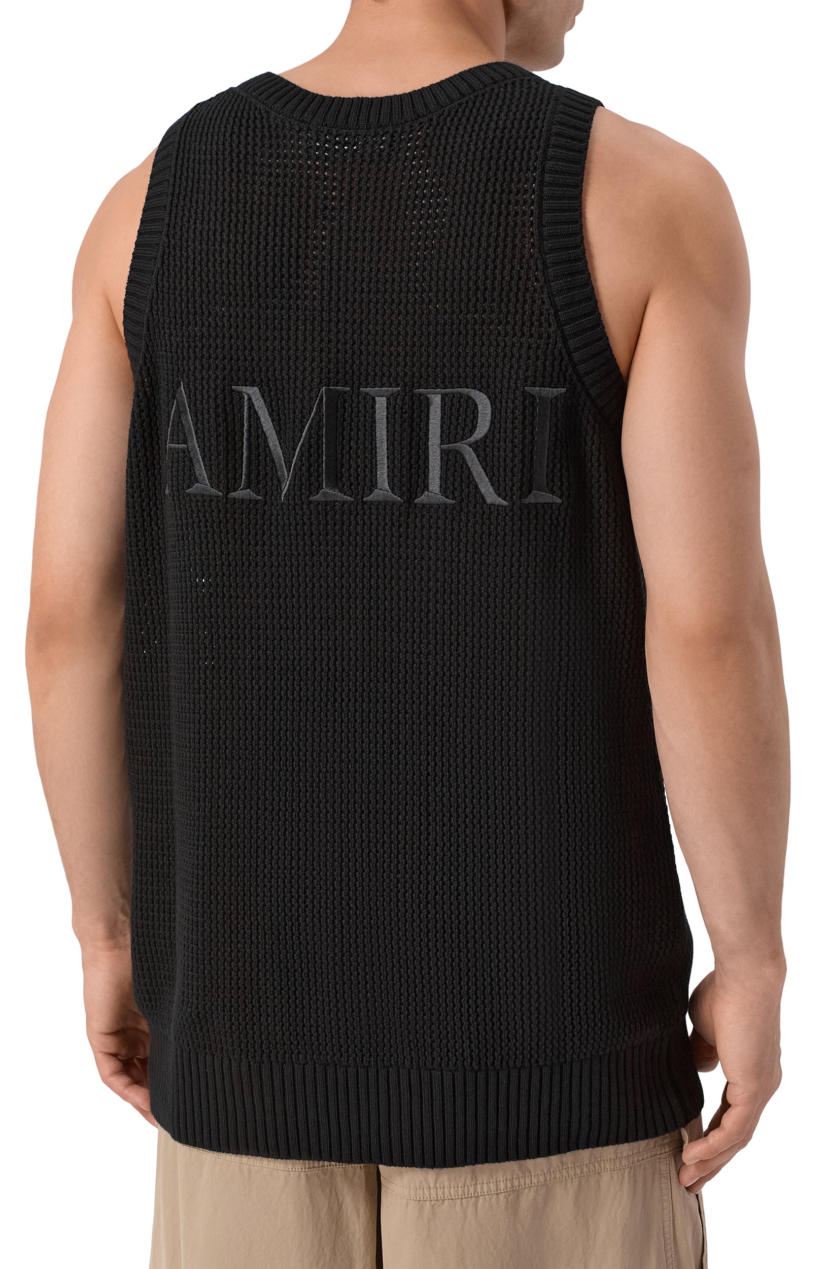 Хлопковая майка AMIRI, арт. AMT0KN1101, фото 4