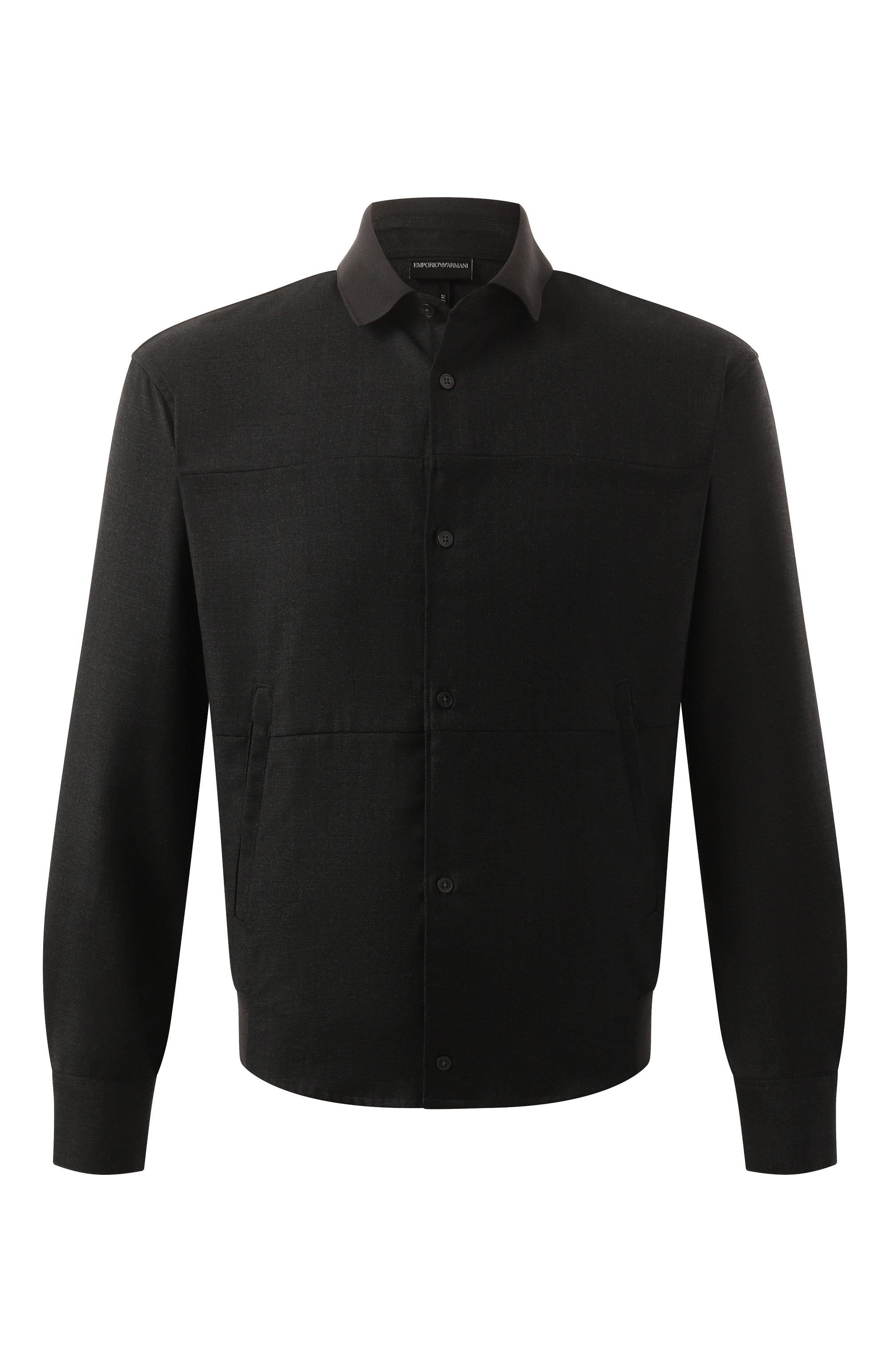 Рубашка из шерсти и вискозы EMPORIO ARMANI, арт. 6D1C61/1NVCZ, фото 1