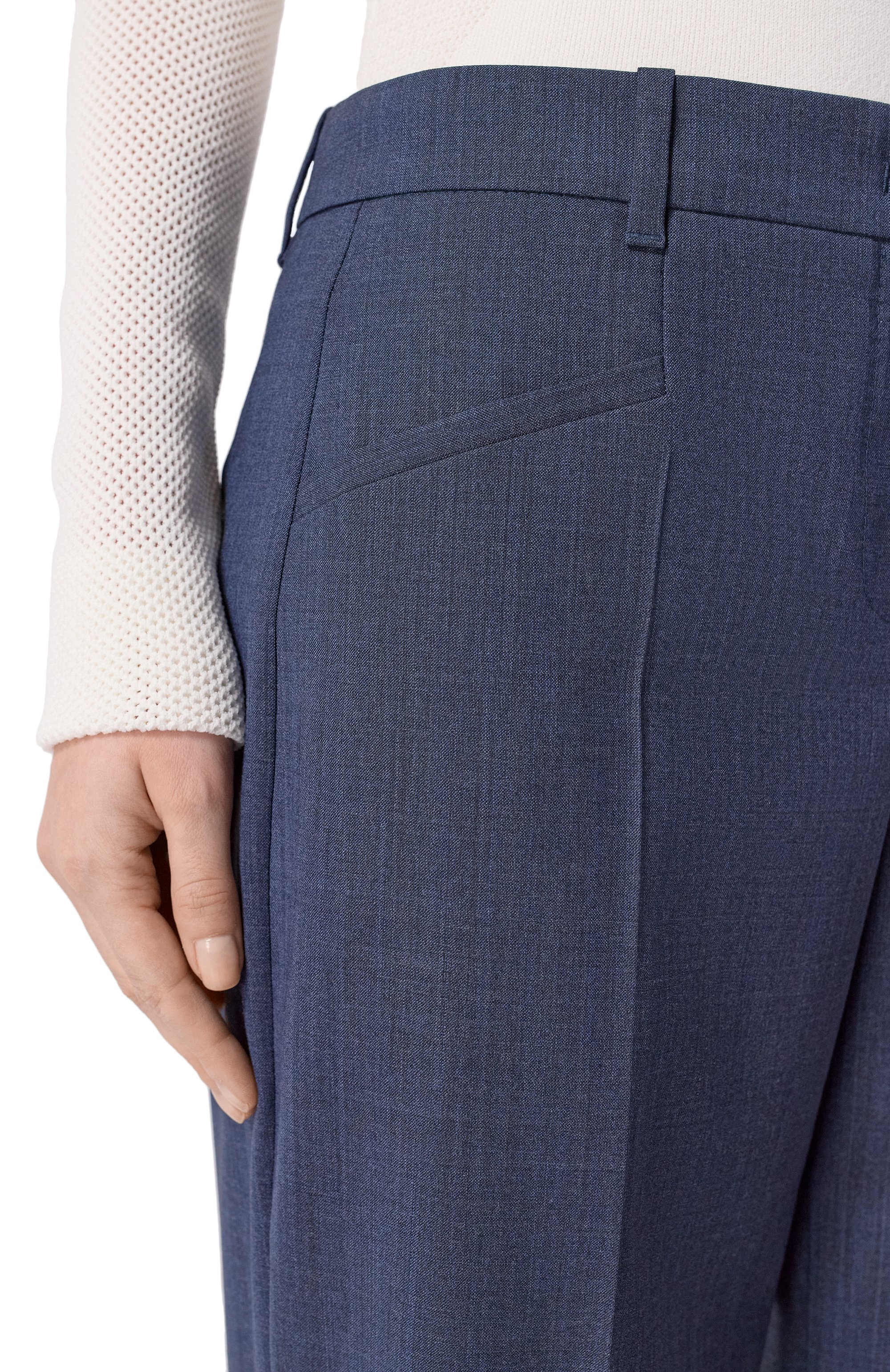 Шерстяные брюки BOSS, арт. 50542004, фото 5