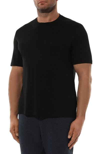 Шерстяная футболка CAPOBIANCO, арт. 17M660.JE00./58, фото 3