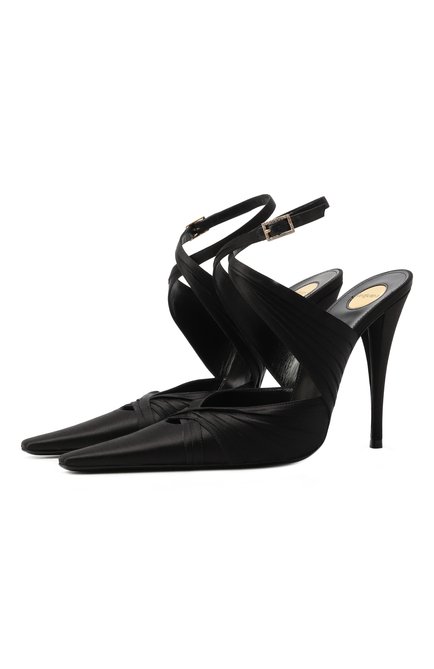 Женские текстильные туфли doville calypso 110 SAINT LAURENT, арт. 820607/9QNA0