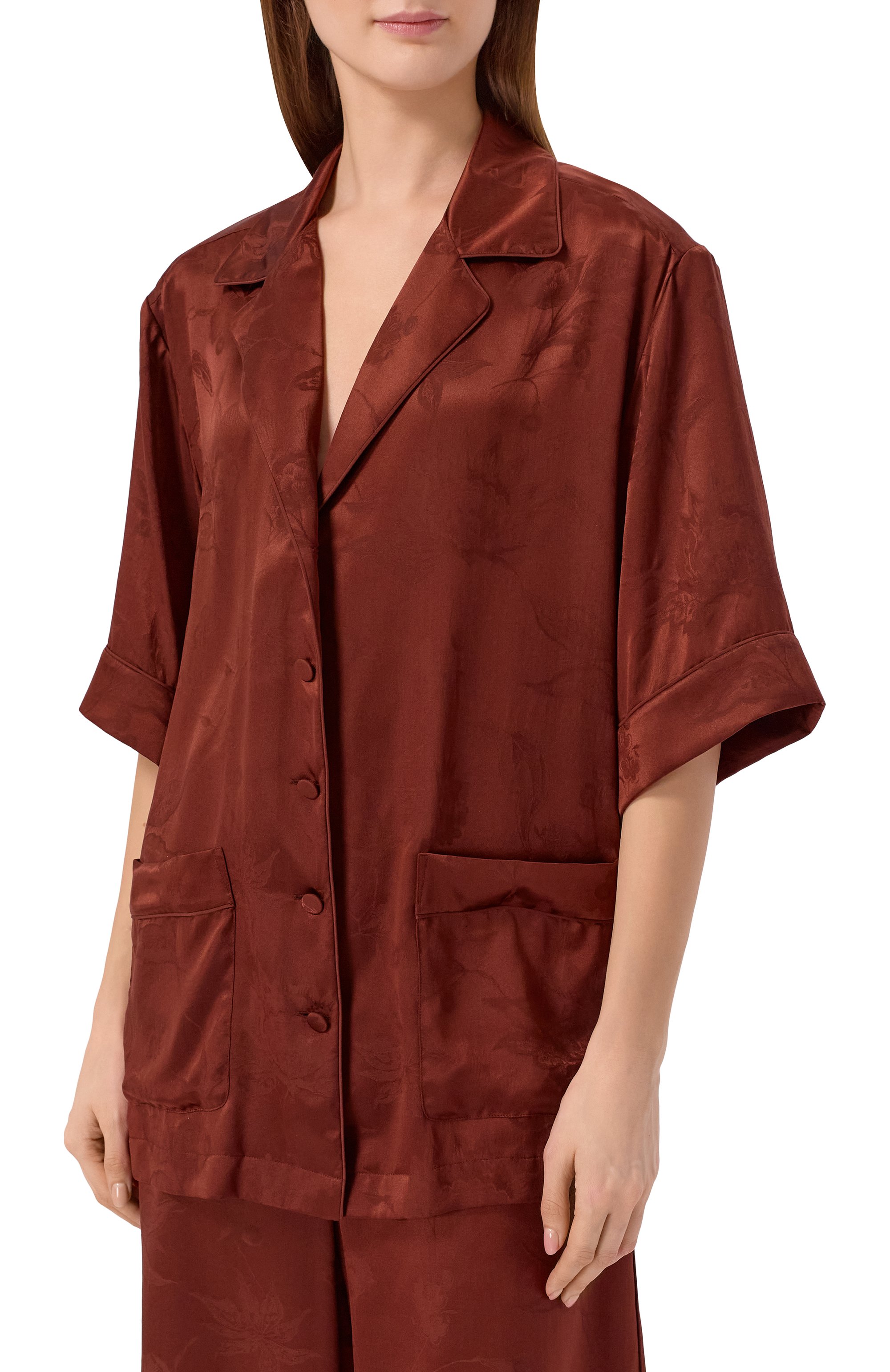 Шелковая рубашка MVST, арт. M26.2PW.B032/F126 FL0RAL JACQUARD, фото 3