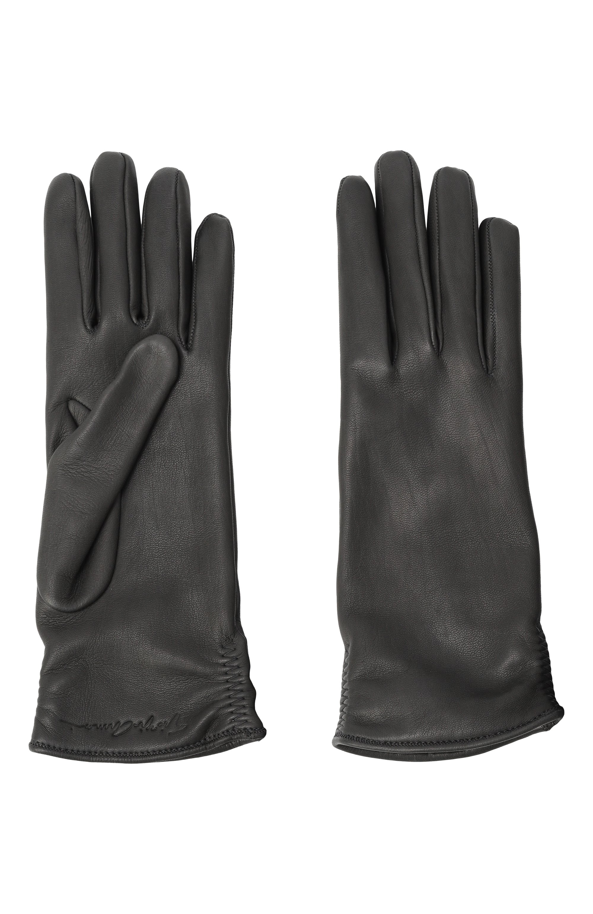 Кожаные перчатки GIORGIO ARMANI, арт. GW001984/AF19169, фото 2