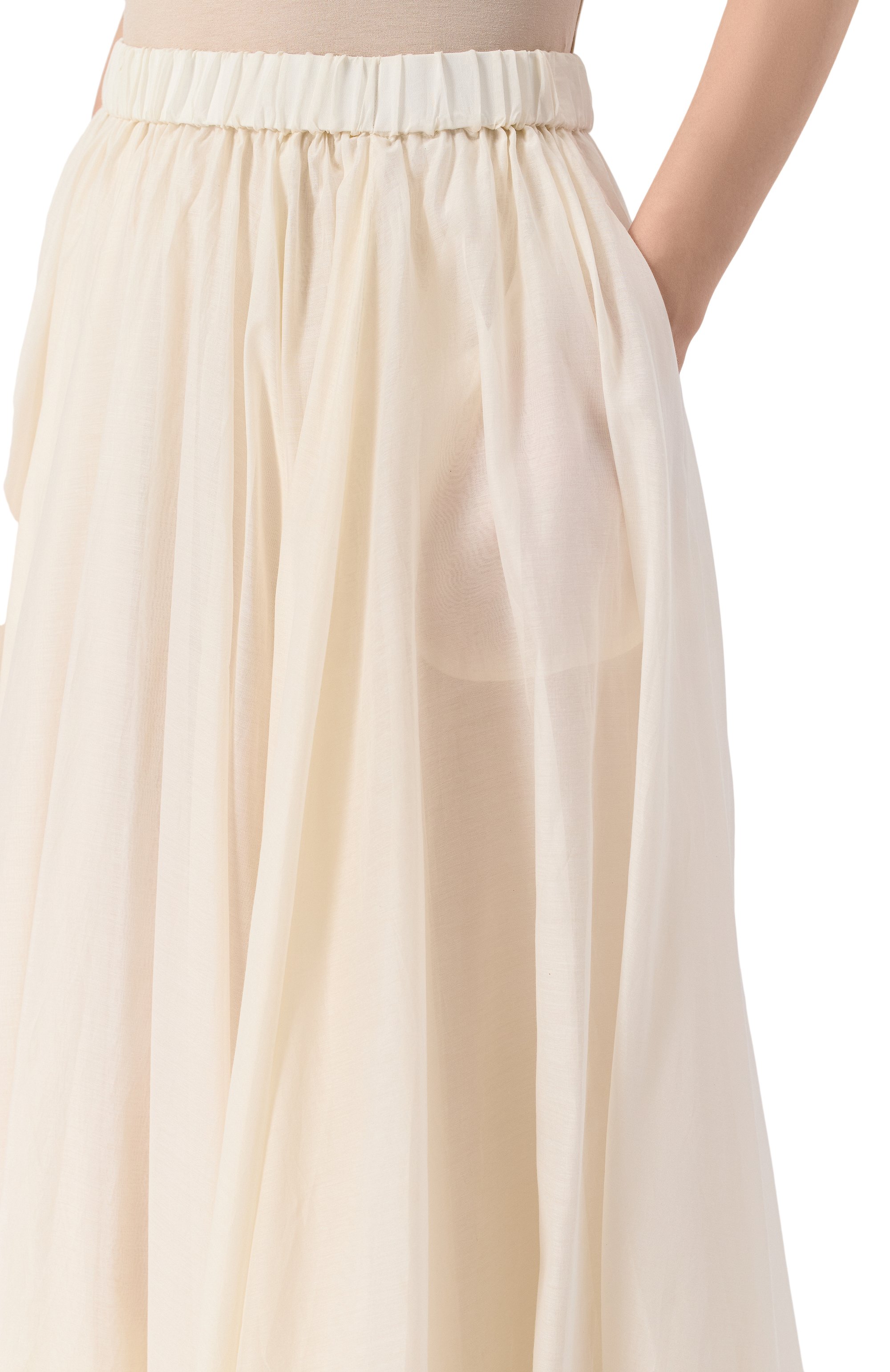 Юбка из хлопка и шелка CO, арт. 3374CSVS-S25, фото 5