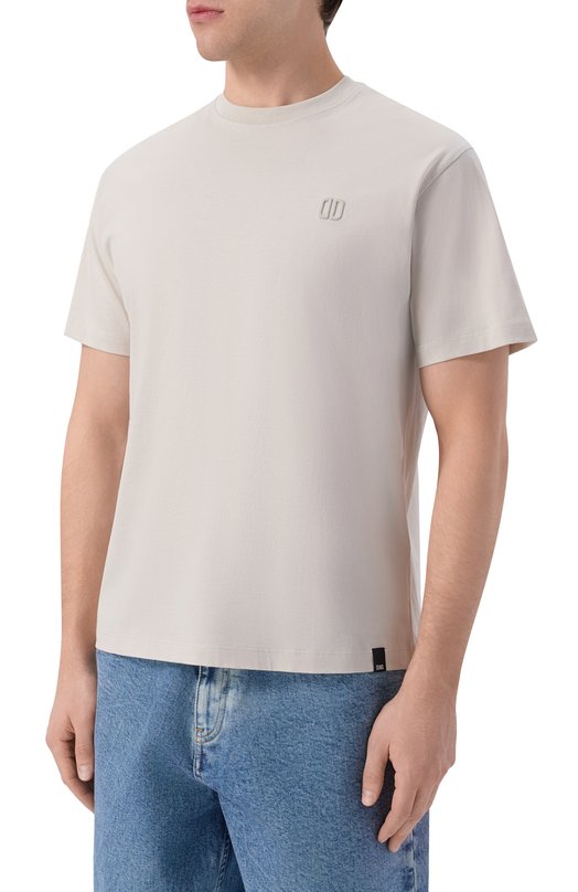 Хлопковая футболка Duno R0X/CESAN0 Бежевый  R0X/CESAN0 Фото 3
