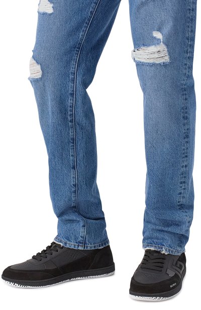 Кожаные кеды swan BALMAIN, арт. EM1VG376/TCSB, фото 3