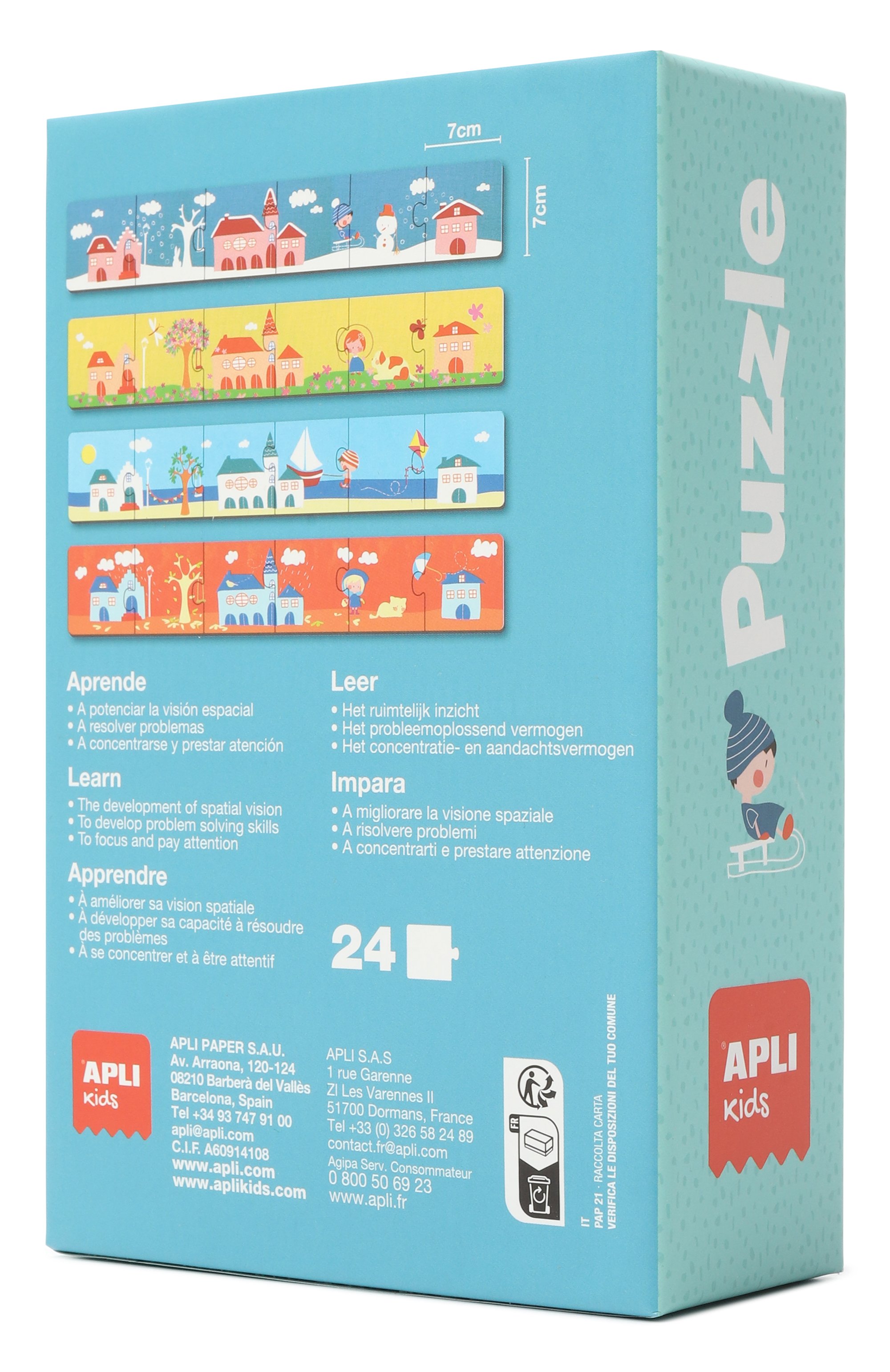 Пазл времена года APLI KIDS, арт. 13858, фото 2