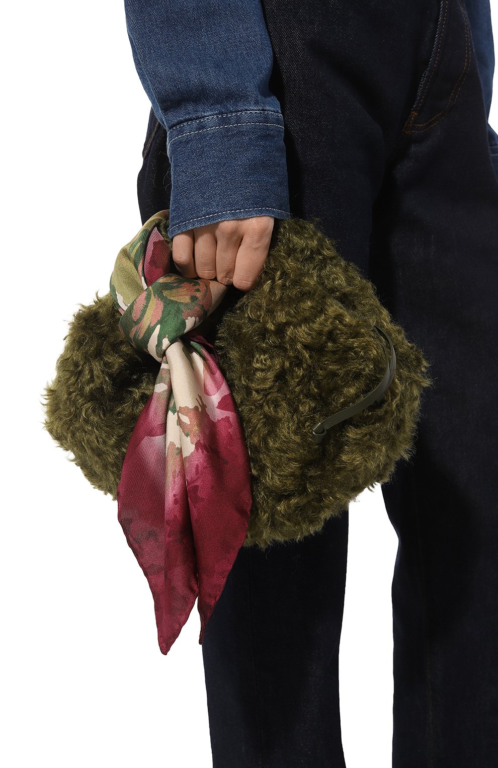 Шелковый платок DRIES VAN NOTEN, арт. 232-011300-7016, фото 3