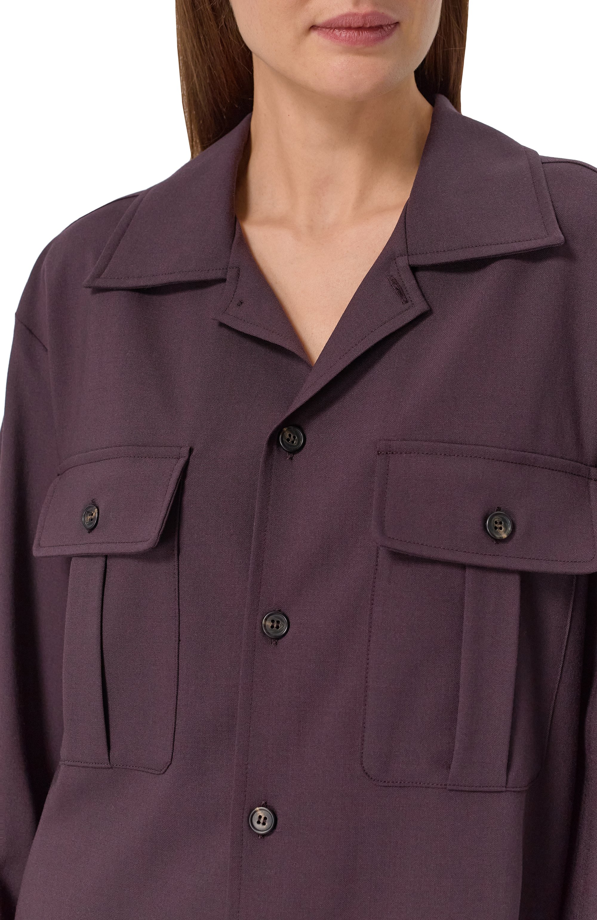 Шерстяная рубашка MM6, арт. S62DT0047/M35622, фото 5