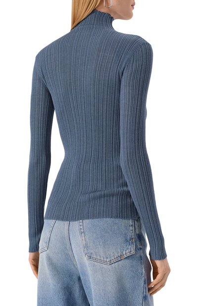 Водолазка из кашемира и шерсти AGNONA темно-зеленого цвета по цене 159500 руб., арт. K202038E/7V180NE, фото 4 Водолазка из кашемира и шерсти AGNONA, арт. K202038E/7V180NE, фото 4