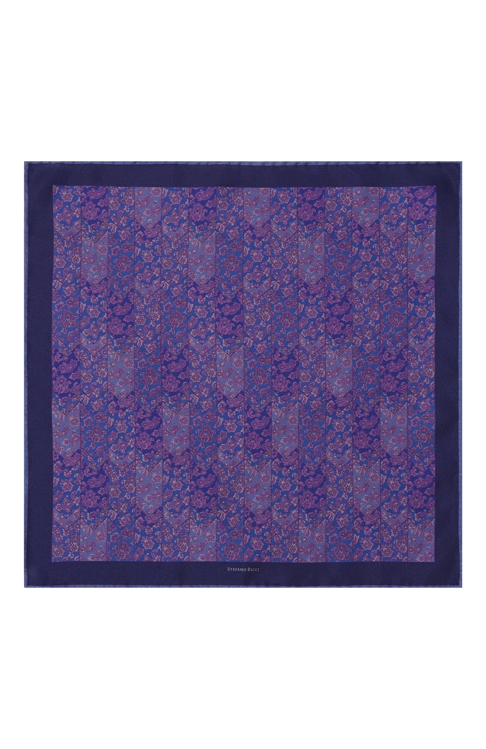 Шелковый платок STEFANO RICCI фиолетового цвета по цене 24800 руб., арт. FZSR15/13712, фото 3 Шелковый платок STEFANO RICCI, арт. FZSR15/13712, фото 3