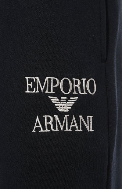 Джоггеры EMPORIO ARMANI темно-синего цвета по цене 12800 руб., арт. 111873/3F571, фото 5 Джоггеры EMPORIO ARMANI, арт. 111873/3F571, фото 5