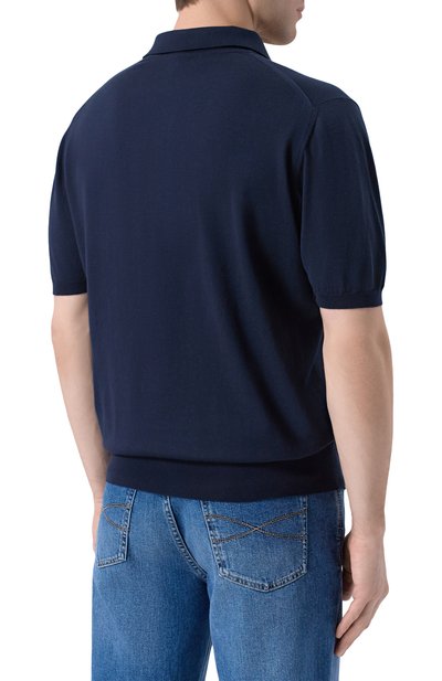 Хлопковое поло KITON, арт. UMKX33Z60H_001, фото 4