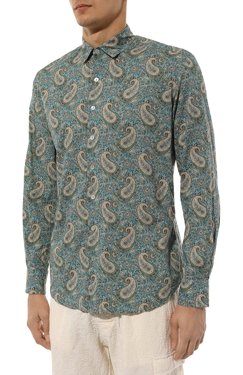 Хлопковая рубашка MC2 SAINT BARTH, арт. STBM/SIKELIA/01183F, фото 3