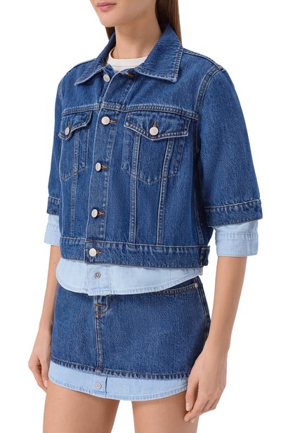 Джинсовая куртка trucker 7 FOR ALL MANKIND, арт. 7U7H0E52-3DM, фото 3