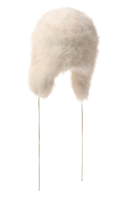 Шапка-ушанка из экомеха Flashin FF26HUPM Кремовый  FF26HUPM Фото 2