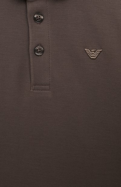 Хлопковое поло EMPORIO ARMANI, арт. 6R4FC2/1JCYZ, фото 3