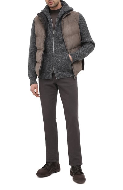 Кожаные ботинки BRUNELLO CUCINELLI, арт. MZUDGMI886, фото 2