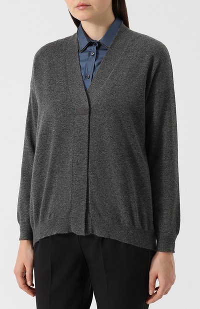 Однотонный кашемировый кардиган BRUNELLO CUCINELLI, арт. M12146206, фото 3