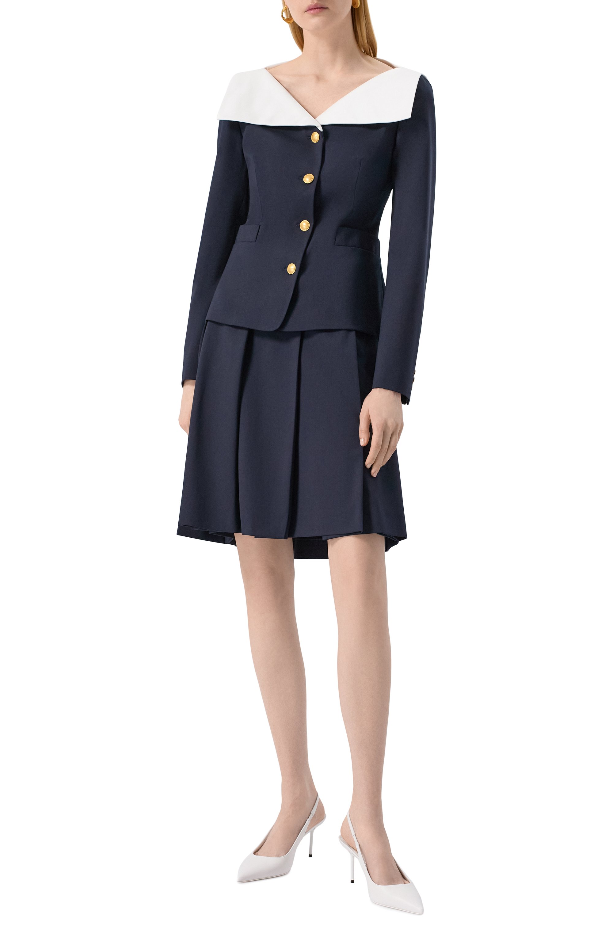 Шерстяная юбка ALESSANDRA RICH, арт. FABX4069-F4494, фото 2