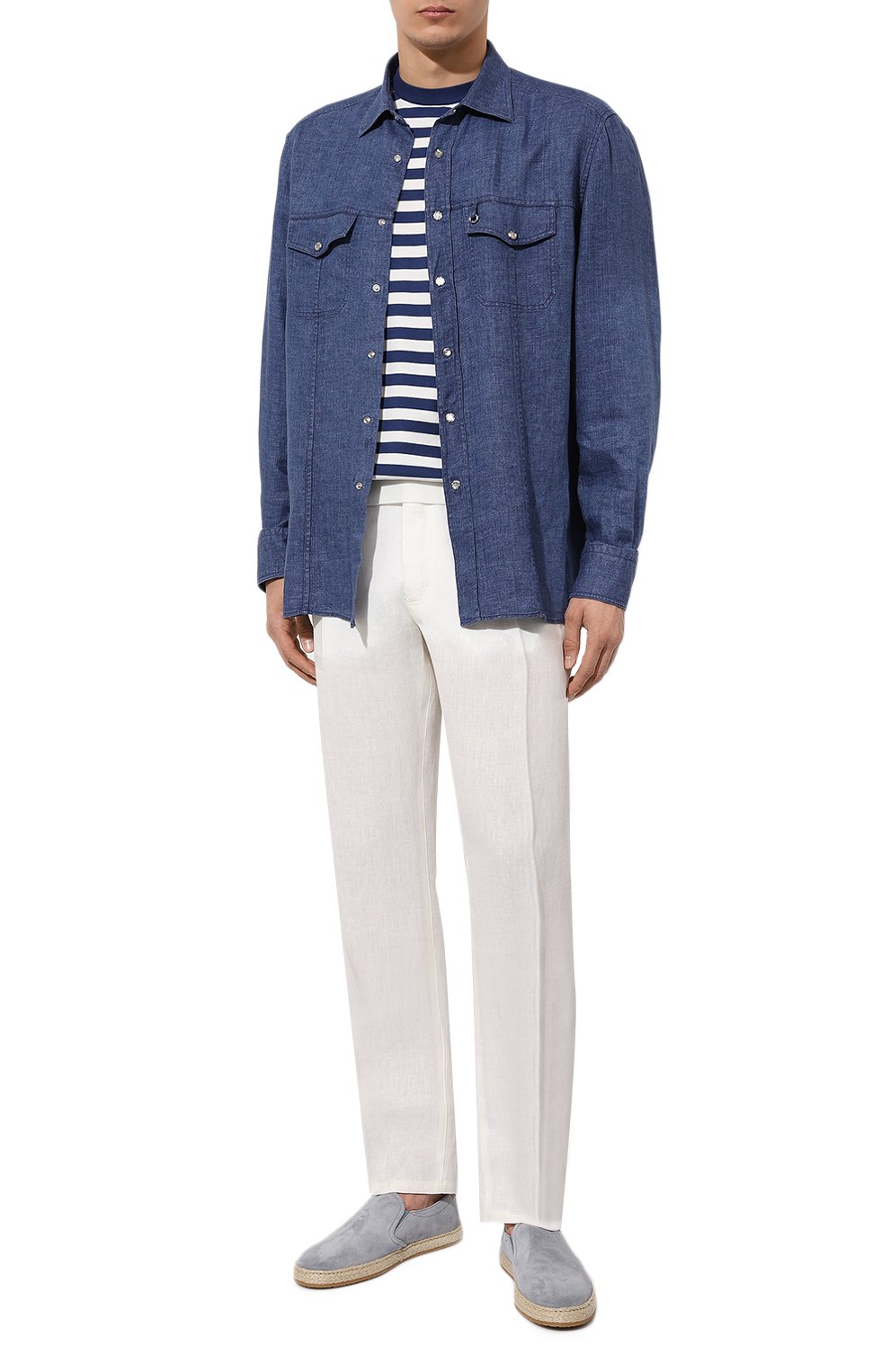 Льняная рубашка STEFANO RICCI, арт. MC007067/TX0001, фото 2