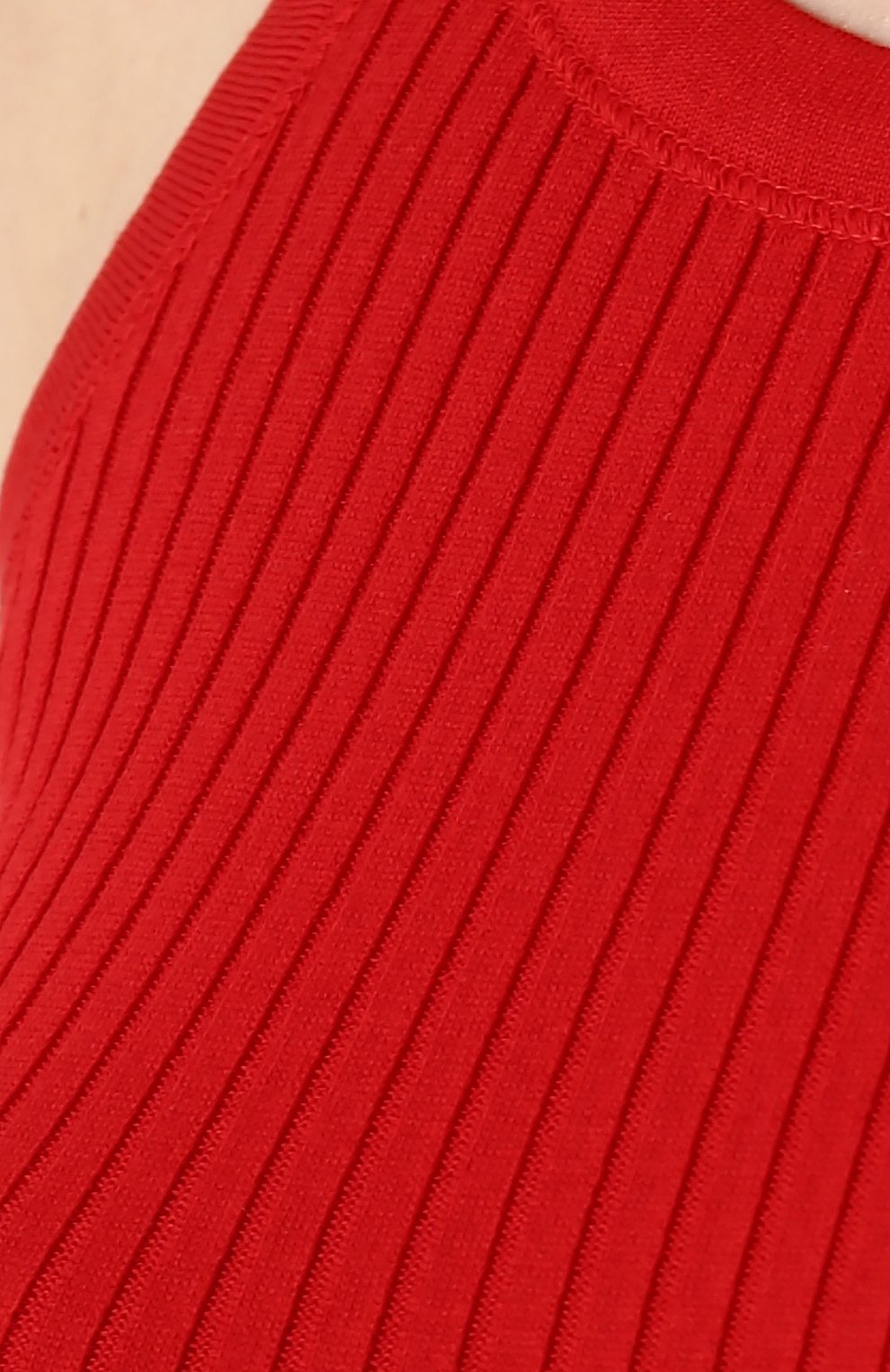 Однотонный хлопковый топ фактурной вязки RALPH LAUREN, арт. 290710192, фото 5