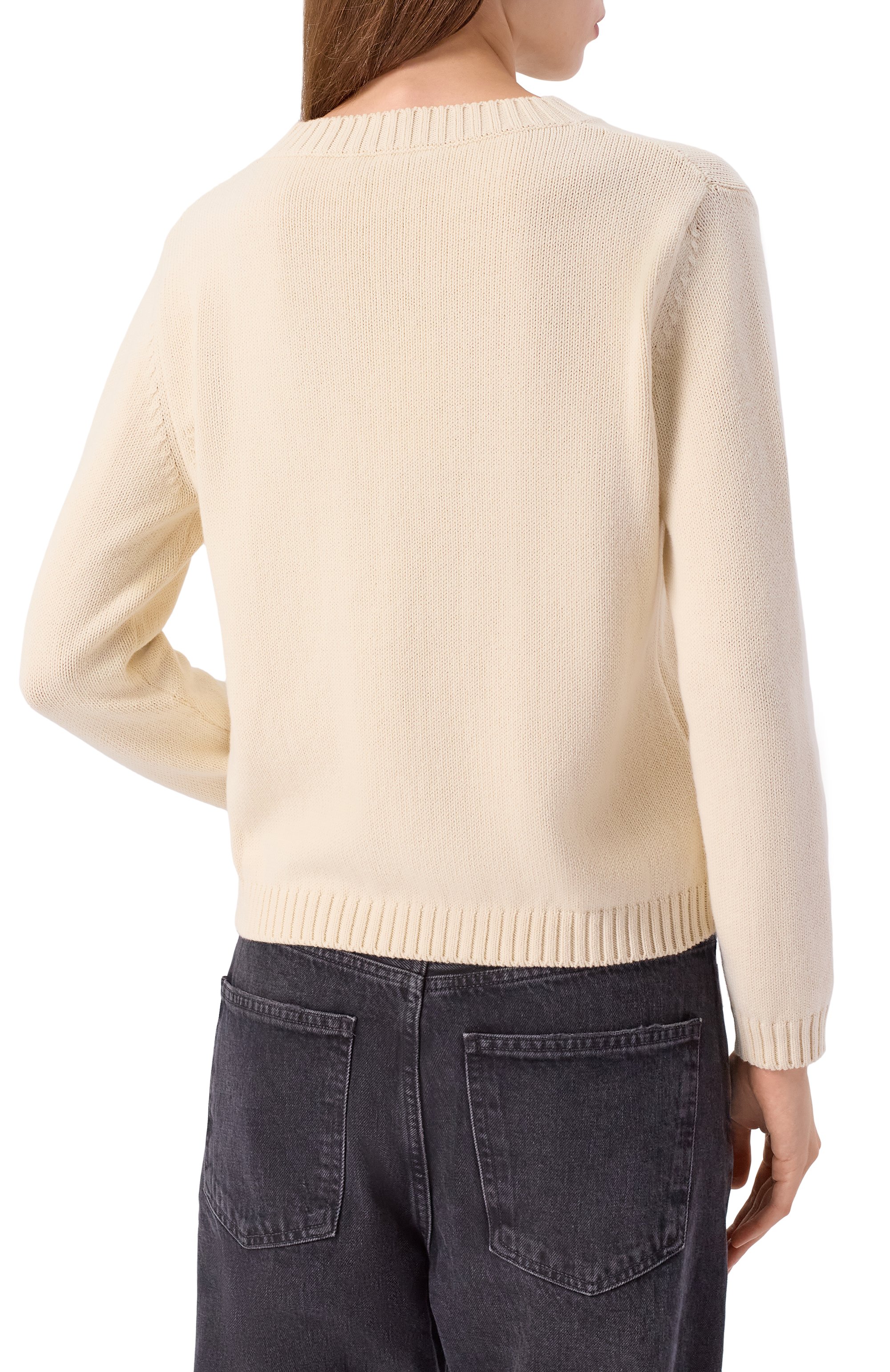 Хлопковый свитер WEEKEND MAX MARA, арт. NESP0LA, фото 4