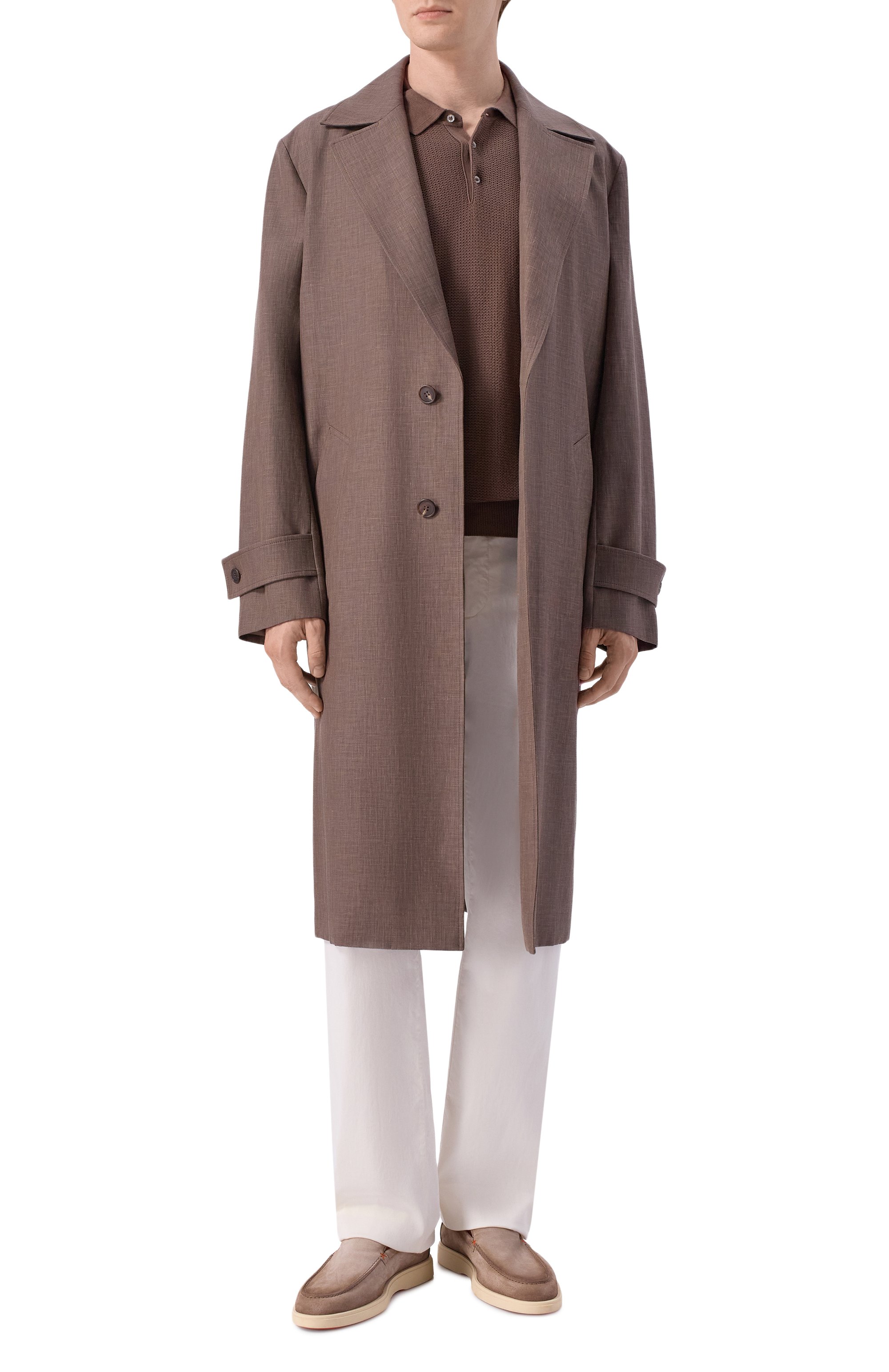 Плащ изо льна и шерсти MVST, арт. M26.2PM.0001/F098 LINEN RAIN SYSTEM (WITH MEMBRANE, фото 2