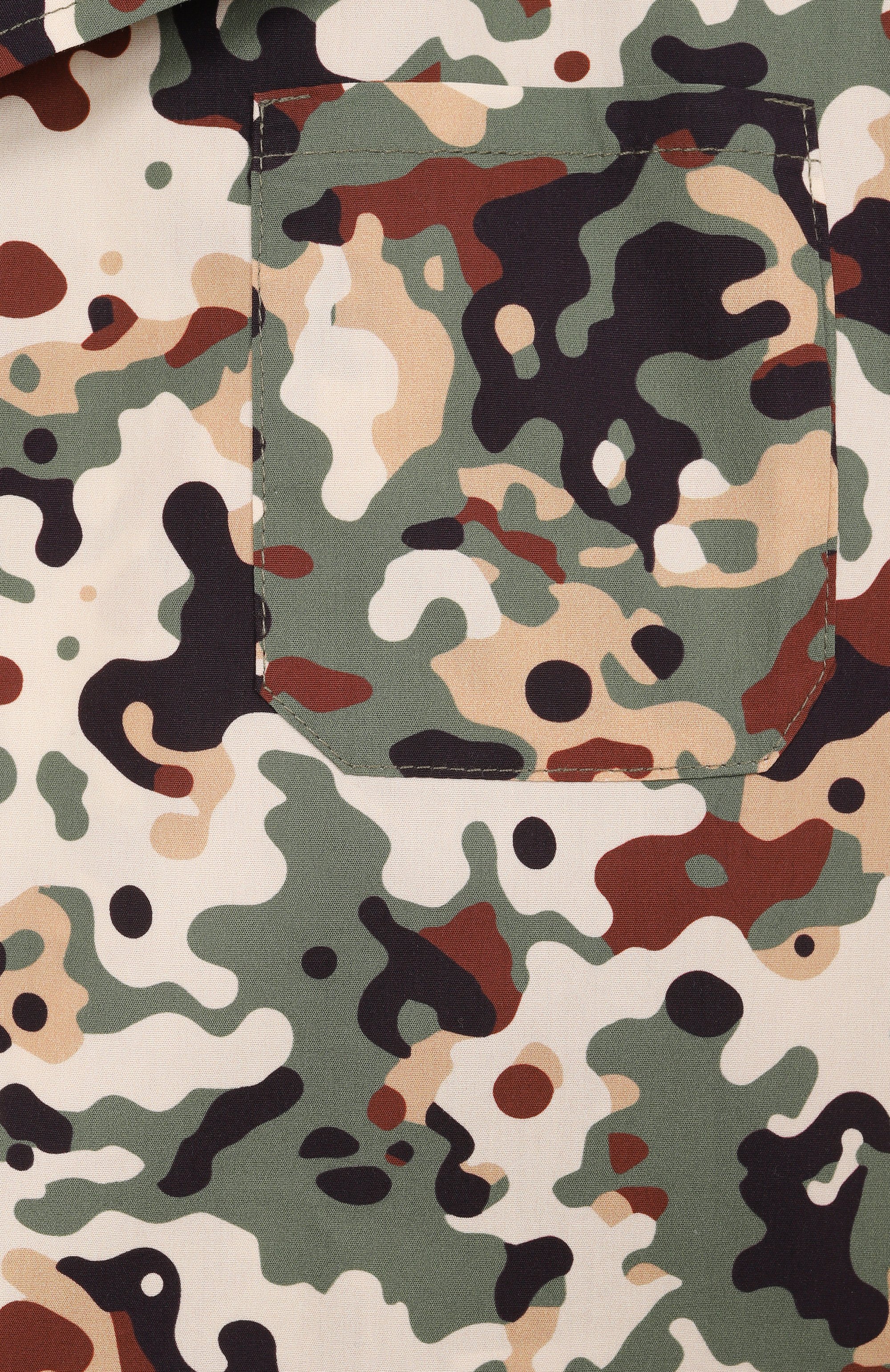 Хлопковая рубашка MSGM KIDS, арт. S6MSJBSI193, фото 3