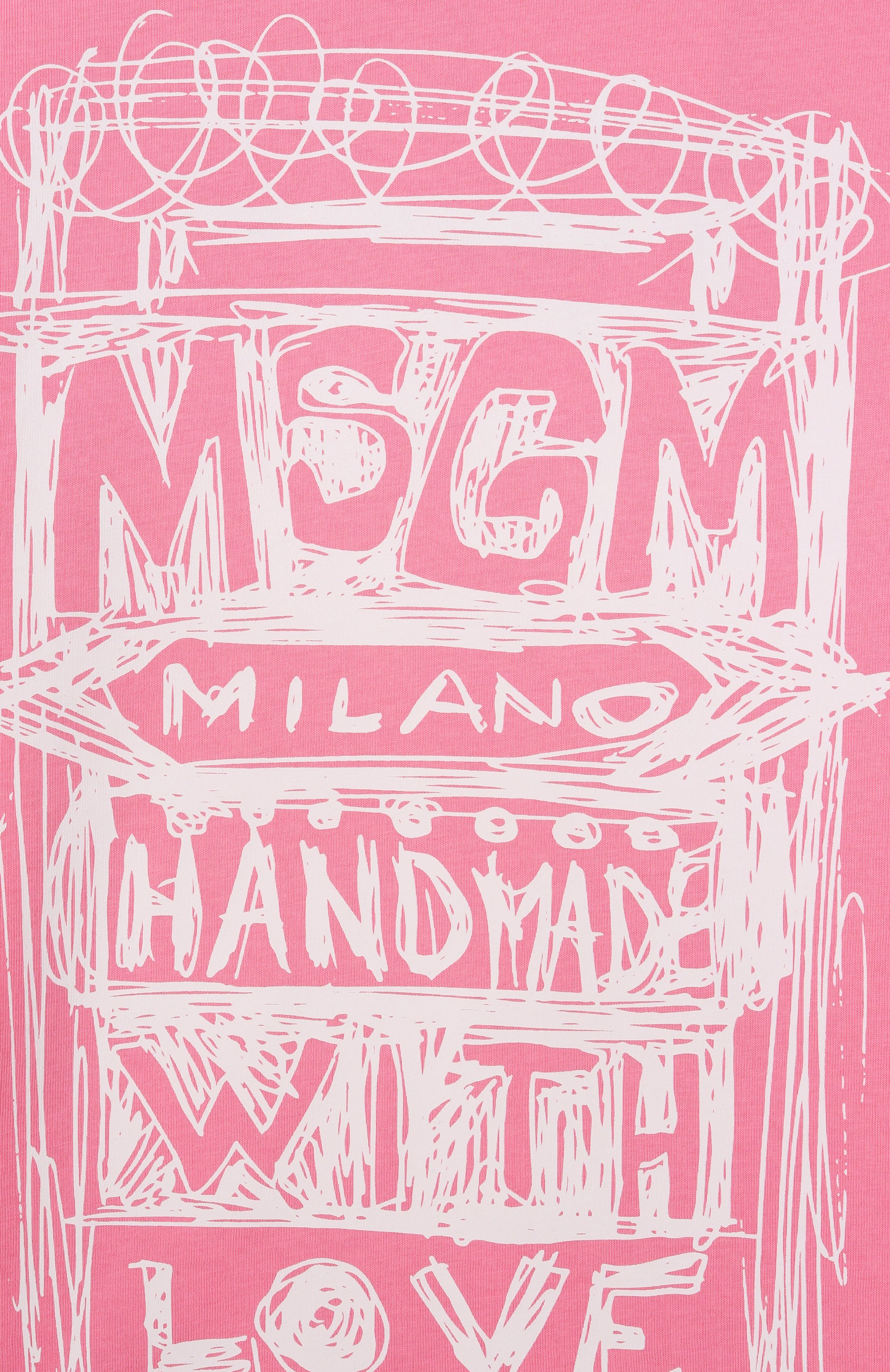 Хлопковая футболка MSGM KIDS, арт. S6MSJUTH135, фото 3