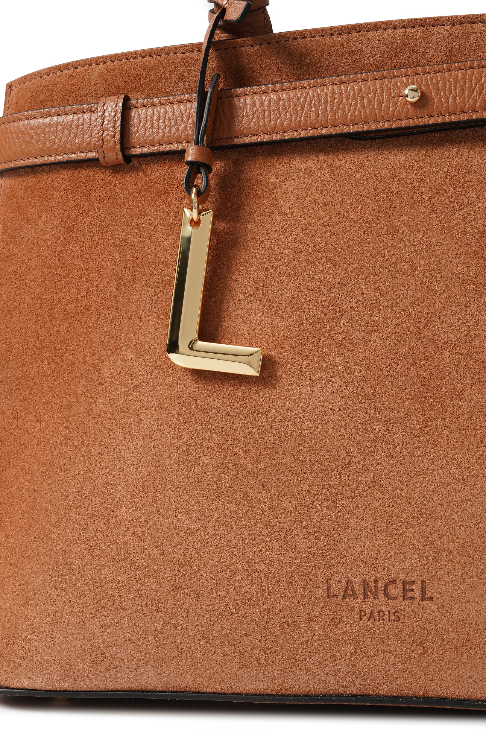 Сумка faubourg medium LANCEL светло-коричневого цвета по цене 84900 руб., арт. A14257, фото 6 Сумка faubourg medium LANCEL, арт. A14257, фото 6