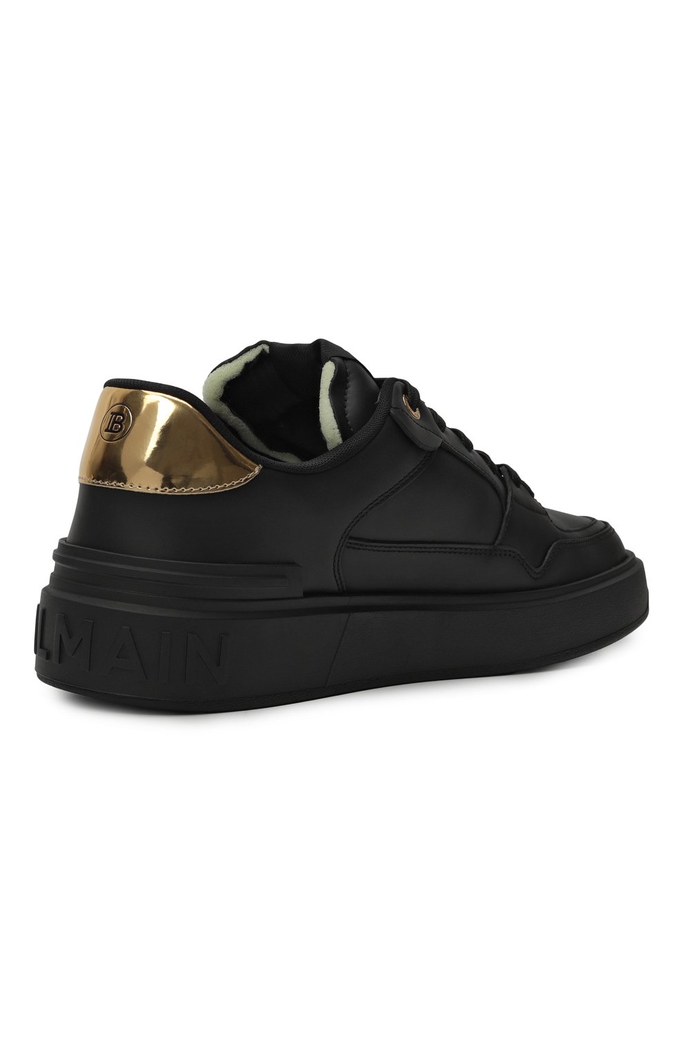 Кожаные кеды b-court flip BALMAIN, арт. DM0VI349/LTSC, фото 6