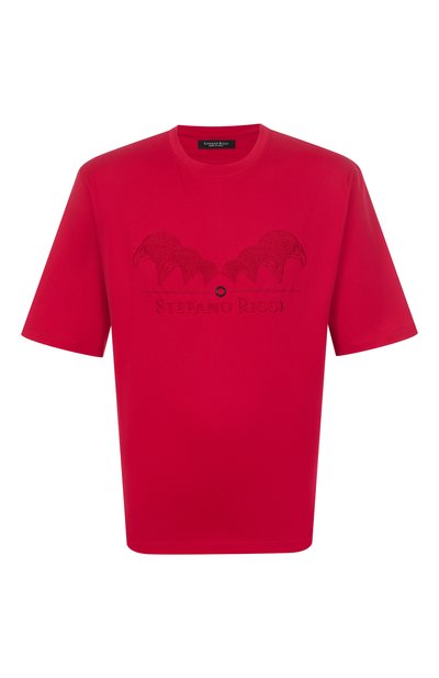 Мужская хлопковая футболка STEFANO RICCI, арт. MNH5103980/LUXT