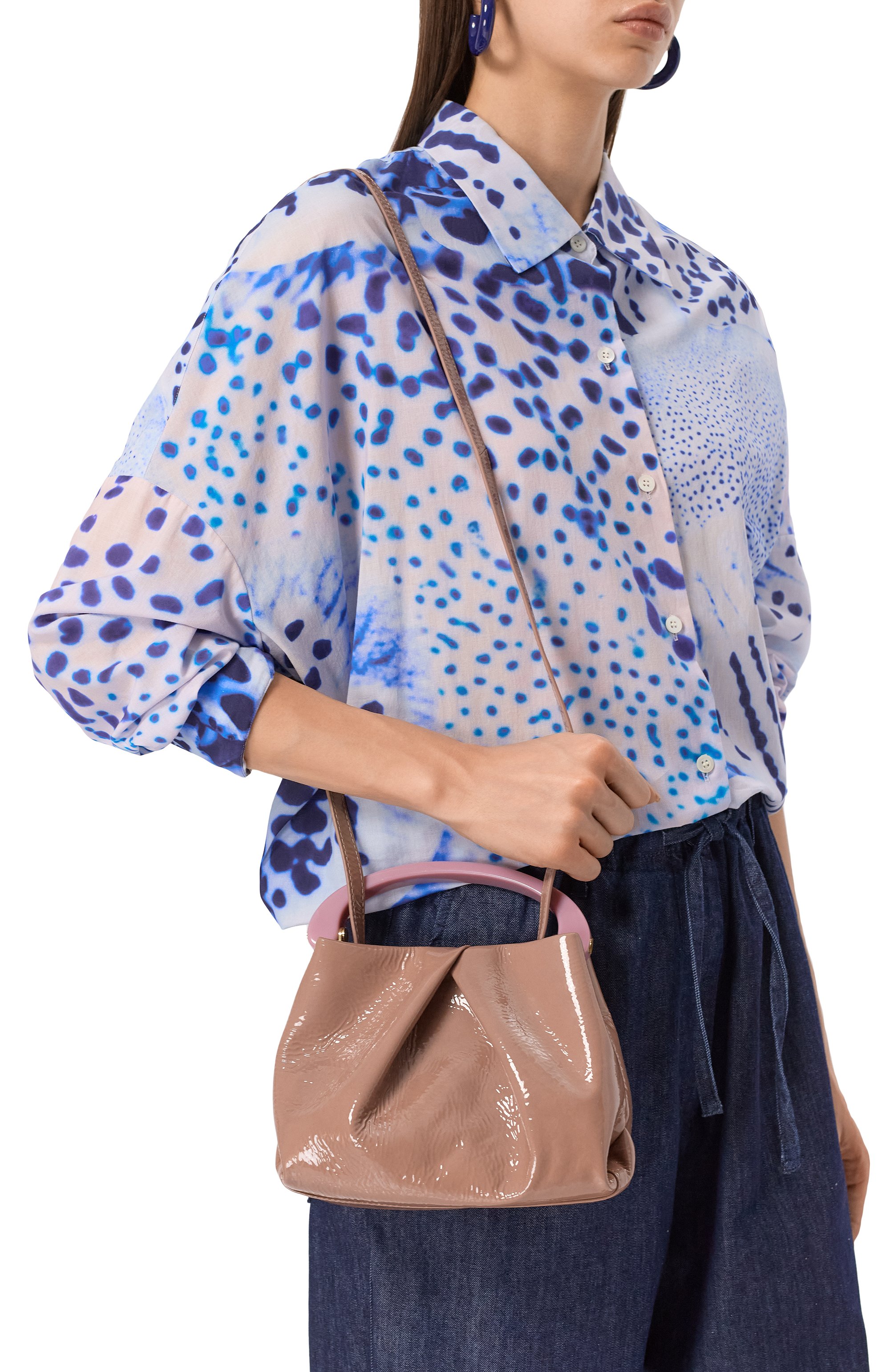 Сумка DRIES VAN NOTEN бежевого цвета по цене 108500 руб., арт. 251-011524-186, фото 2 Сумка DRIES VAN NOTEN, арт. 251-011524-186, фото 2