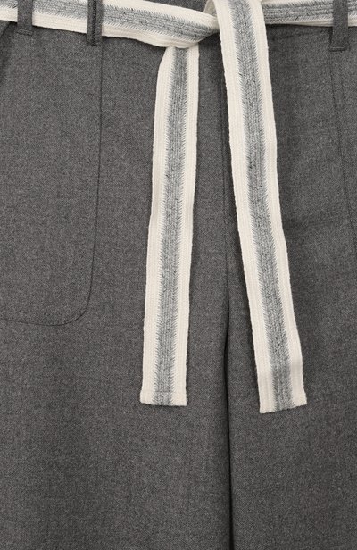 Шерстяные брюки BRUNELLO CUCINELLI, арт. BB122P272C, фото 3
