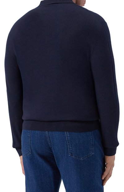 Поло из шерсти и шелка ZILLI, арт. KZP001M0230VZRD00_001, фото 4