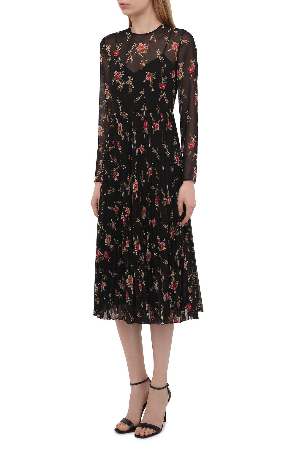 Платье REDVALENTINO черного цвета по цене 104000 руб., арт. WR3VAAR0/602, фото 3 Платье REDVALENTINO, арт. WR3VAAR0/602, фото 3