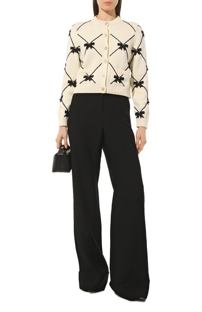 Хлопковый кардиган GUCCI кремового цвета по цене 331200 руб., арт. 657849 XKBUW, фото 2 Хлопковый кардиган GUCCI, арт. 657849 XKBUW, фото 2