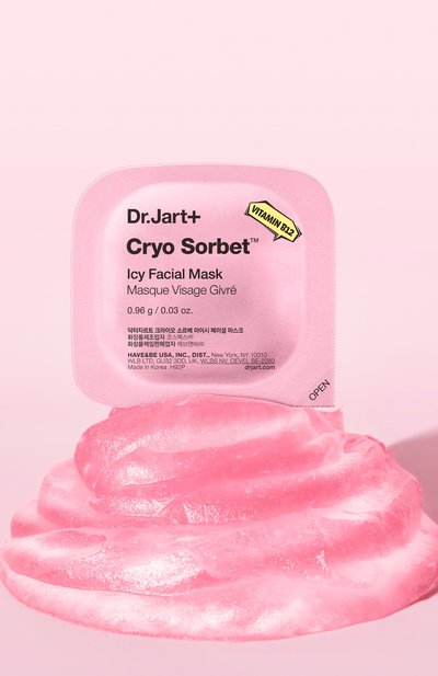 Охлаждающая маска-сорбет в наборе cryo sorbet icy facial mask (4x0,96g) DR.JART+, арт. 1210001223226, фото 5